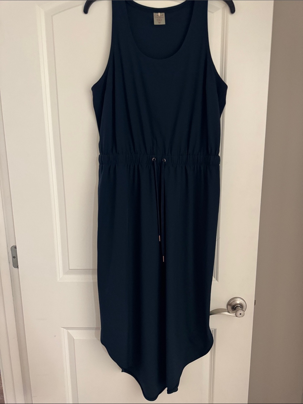 CALIA by Carrie Underwood Navy Sleeveless Drawstring Maxi Dress